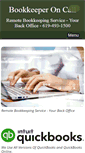 Mobile Screenshot of bookkeeperoncall.com